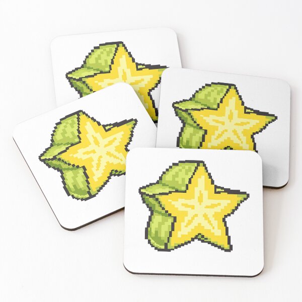 Item preview, Star Fruit Pixel Art Retro Tropical designed and sold by k3rstman1.