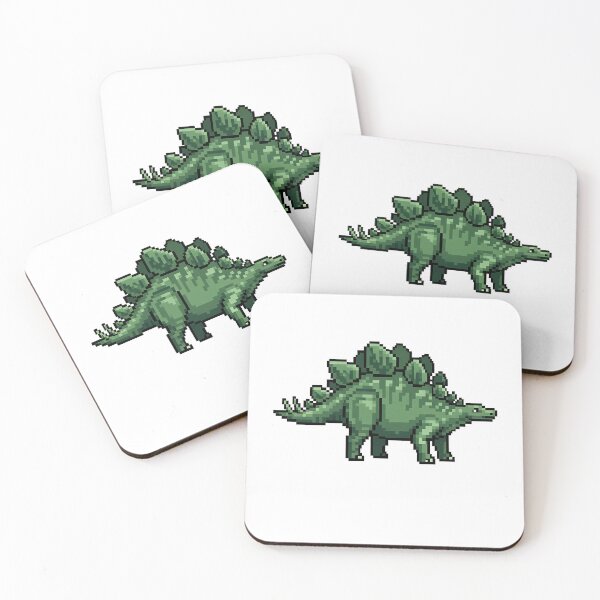Item preview, Pixel Stegosaurus Dinosaur 8-Bit Retro designed and sold by k3rstman1.