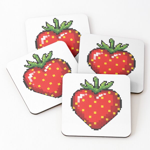 Item preview, Retro Pixel Strawberry Fruit Gamer designed and sold by k3rstman1.
