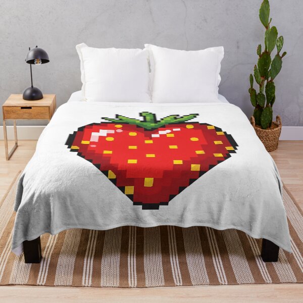 Item preview, Retro Pixel Strawberry Fruit Gamer designed and sold by k3rstman1.