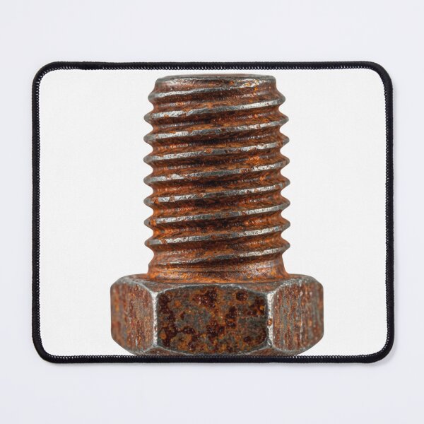 Item preview, Rusty Bolt – Industrial Texture Art designed and sold by The Rust Lab.