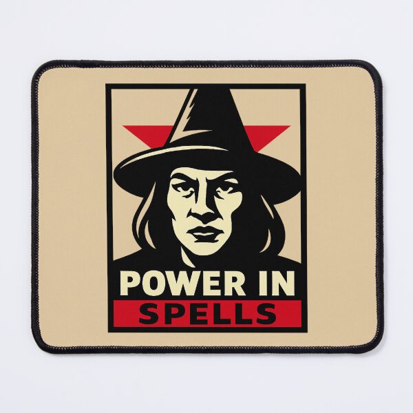 Item preview, Power in Spells | Obey-Style Witch Poster designed and sold by Bratak.