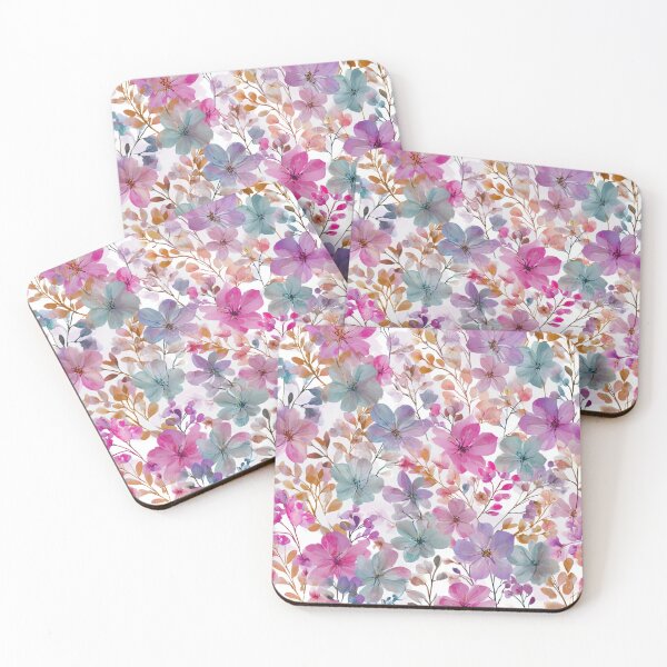 Item preview, Vibrant Watercolor Floral Pattern designed and sold by JavisSRDesign.
