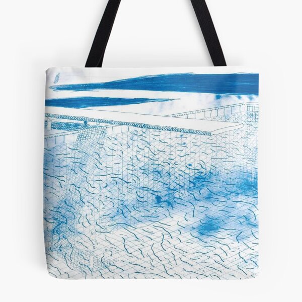 Item preview, Lithographic Water Made Of Lines (t.g. 246) By David Hockney designed and sold by ALIONAMER.