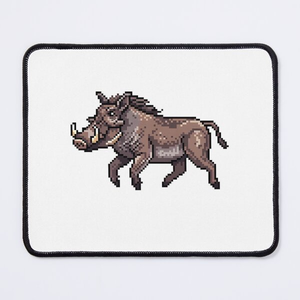 Item preview, Retro Warthog Pixel Art Wild Boar designed and sold by k3rstman1.