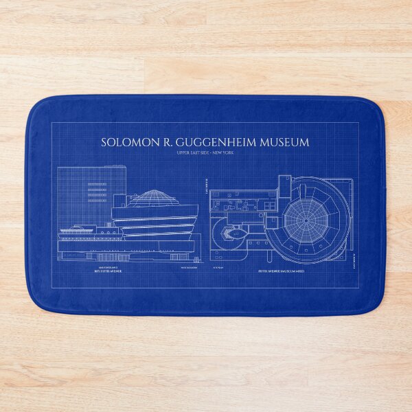 Item preview, Guggenheim Museum. Elevation and Site Plan. New York (Blueprint) designed and sold by BGALAXY.