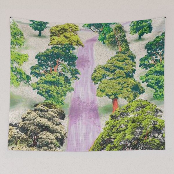 Item preview, Summer Road Near Kilham By David Hockney designed and sold by ALIONAMER.