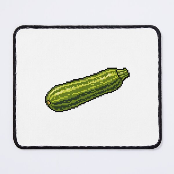 Item preview, Zucchini Pixel Art Retro Vegetable designed and sold by k3rstman1.