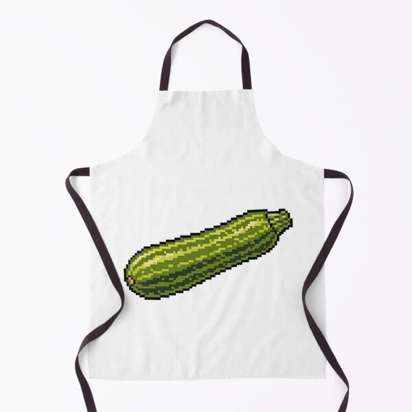 Item preview, Zucchini Pixel Art Retro Vegetable designed and sold by k3rstman1.
