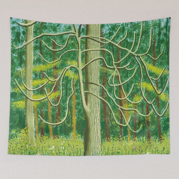 Item preview, The Arrival Of Spring In Woldgate East Yorkshire 4th May 2011 (2) By David Hockney designed and sold by ALIONAMER.