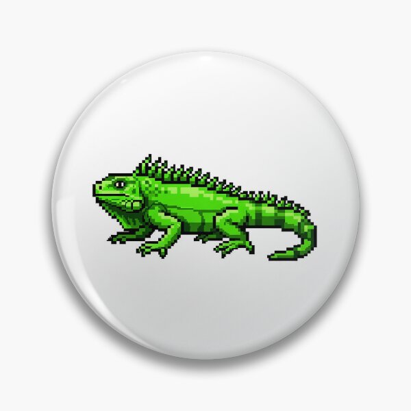 Item preview, Green Iguana Pixel Art Reptile Lizard designed and sold by k3rstman1.