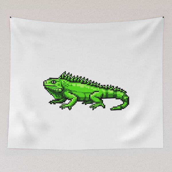 Item preview, Green Iguana Pixel Art Reptile Lizard designed and sold by k3rstman1.