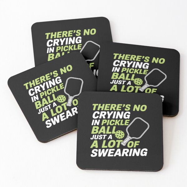 Item preview, There's No Crying In Pickleball Just A Lot Of Swearing designed and sold by brynatshop.