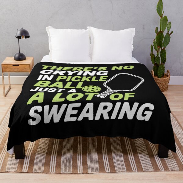 Item preview, There's No Crying In Pickleball Just A Lot Of Swearing designed and sold by brynatshop.