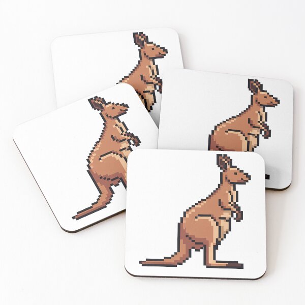 Item preview, Pixel Art Kangaroo Retro Gaming designed and sold by k3rstman1.