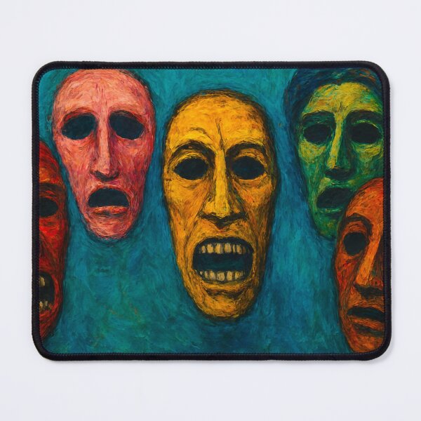 Item preview, Floating masks of intensity for Halloween designed and sold by Sigtrix.
