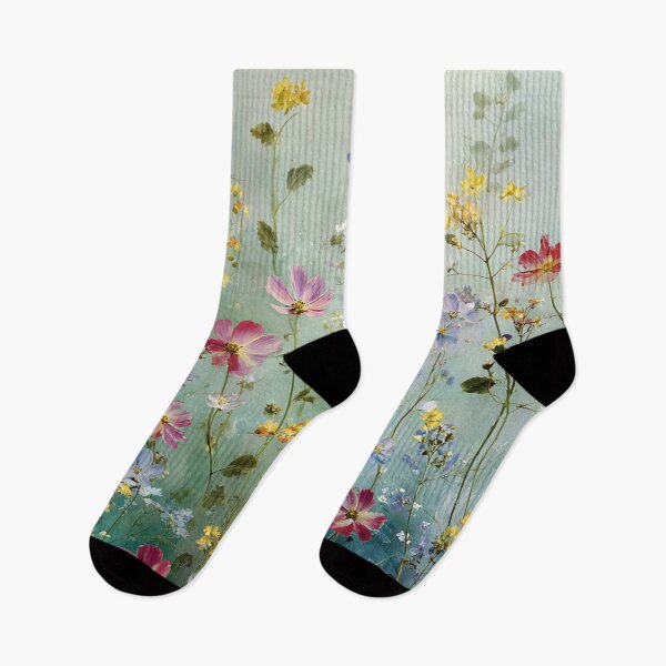 Item preview, Spring Meadow Watercolor Wildflowers Pattern designed and sold by JavisSRDesign.