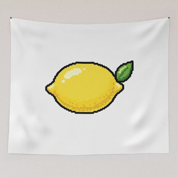 Item preview, Vibrant Pixel Art Lemon Fruit Zest designed and sold by k3rstman1.