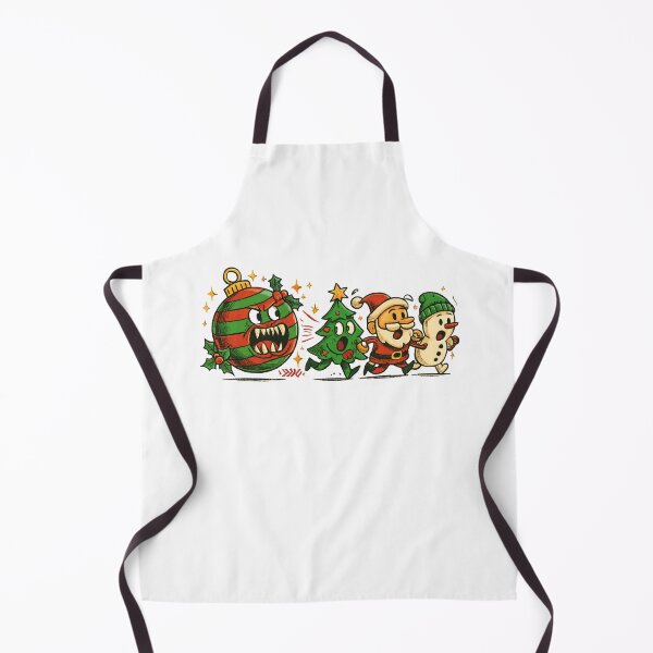 Item preview, RUN RUN! Santa, Tree & Snowman Holiday Escape Christmas Classic T-Shirt designed and sold by inkfluenceart.