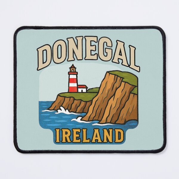 Item preview, Donegal, Ireland Lighthouse - Coastal Cliffs designed and sold by Myra365Art.