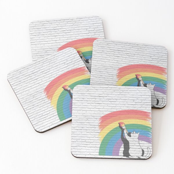 Item preview, Rainbow cat designed and sold by halibutgoatramb.