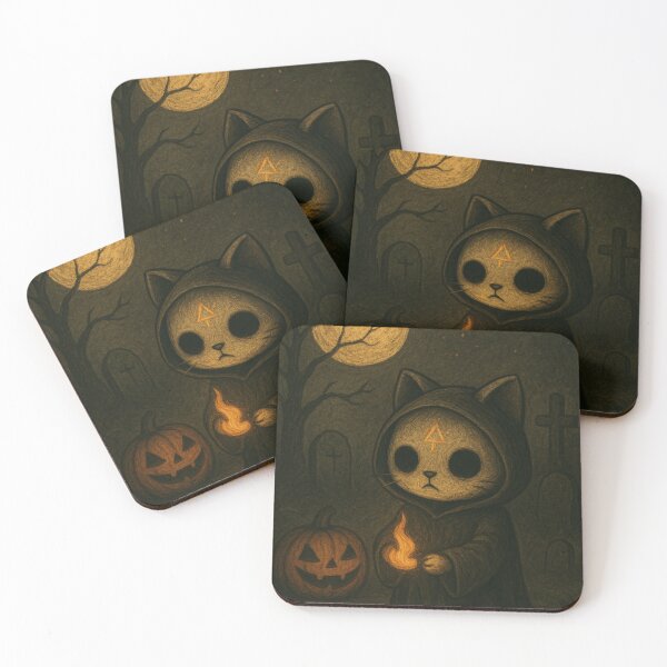 Item preview, Hello Forbidden Halloween Kitten designed and sold by art-emissa.