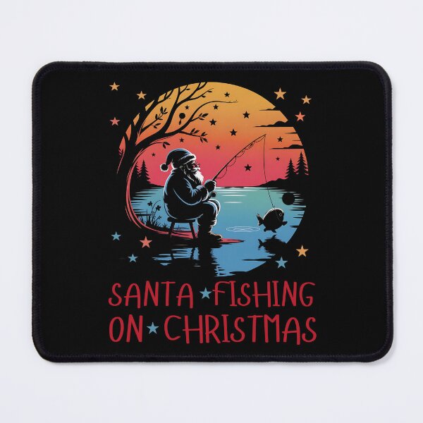 Item preview, Merry Xmas Fishing Santa Halloween designed and sold by Margerita23.