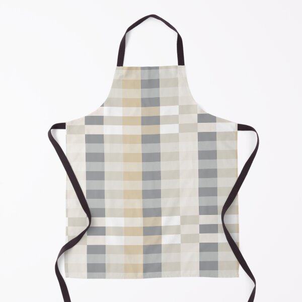 Item preview, Stone Sand Check – warm neutral checks in beige and grey designed and sold by colorofmagic.