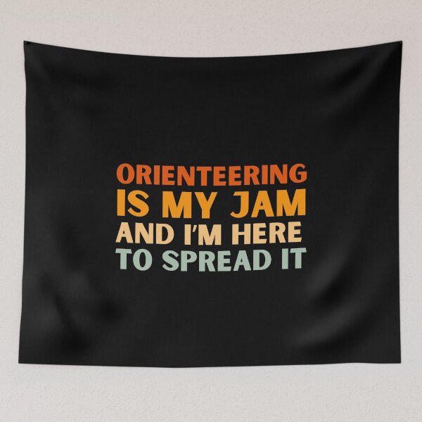 Item preview, Orienteering Is My Jam Funny Colorful Orienteer designed and sold by StrideSuccess.