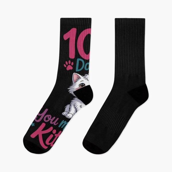 Item preview, 100 Days Of School You Must Be Kitten Cat 100 Days Of School designed and sold by KingsLife1994.