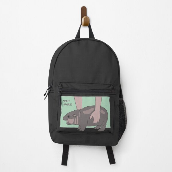 Item preview, Confused Baby Hippo - Wait What? designed and sold by SKETCHYANDGRAPHIC.