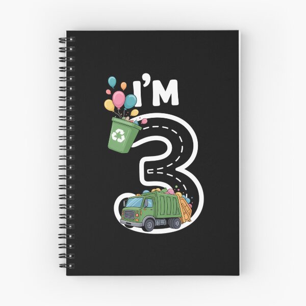 Item preview, I'm 3 Three Years Old Garbage Truck 3rd Birthday designed and sold by brynatshop.