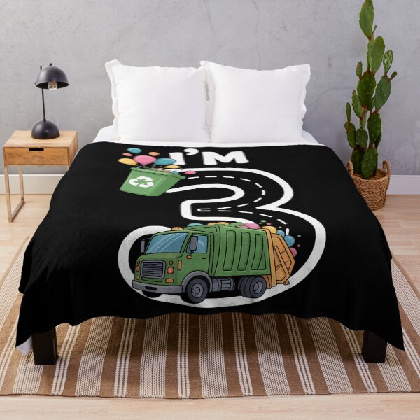 Item preview, I'm 3 Three Years Old Garbage Truck 3rd Birthday designed and sold by brynatshop.