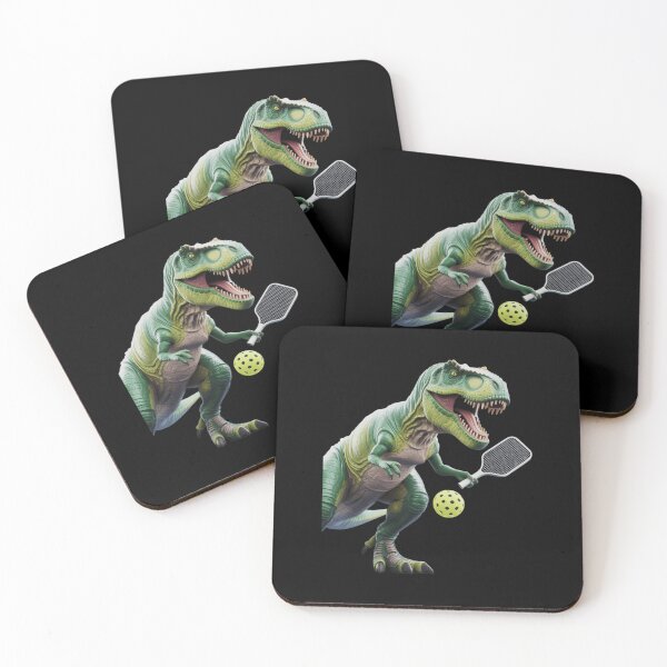 Item preview, Funny Dinosaur Play Pickleball designed and sold by brynatshop.