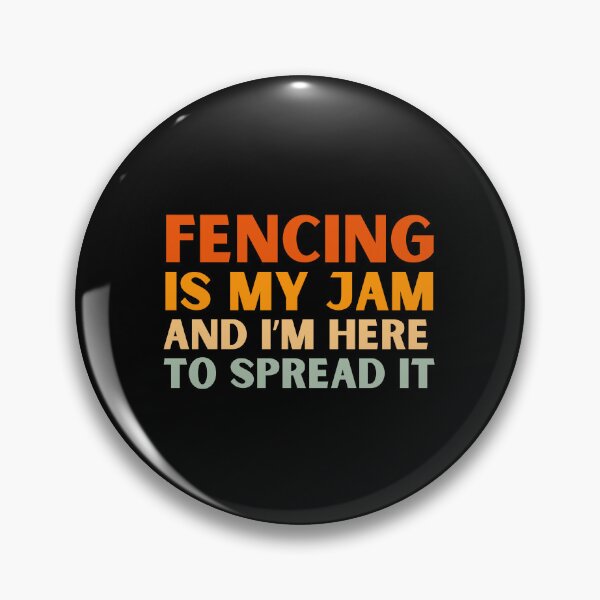 Item preview, Fencing Is My Jam Funny Colorful Foil Fencer designed and sold by StrideSuccess.