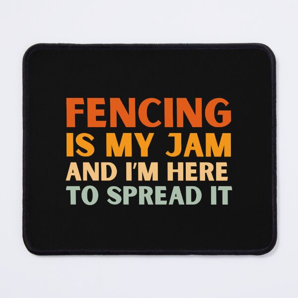 Item preview, Fencing Is My Jam Funny Colorful Foil Fencer designed and sold by StrideSuccess.
