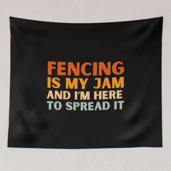 Item preview, Fencing Is My Jam Funny Colorful Foil Fencer designed and sold by StrideSuccess.