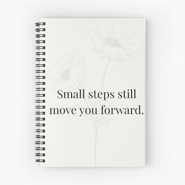 Item preview, Small steps still move you forward - minimal aesthetic motivational wall print designed and sold by Sqr.Wall.