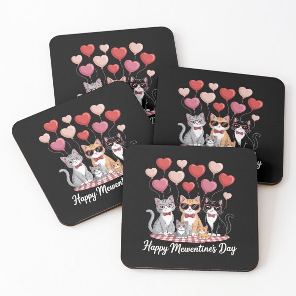 Item preview, Happy Meowentine's Day Cat Valentine's Day Cat Lover designed and sold by brynatshop.