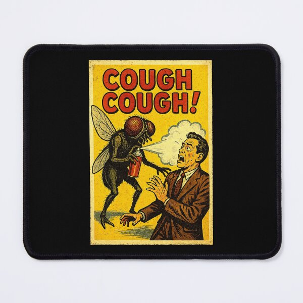 Item preview, Retro Monster Fly Poster – Vintage Comic Style Creepy Insect Art designed and sold by The Devil's Bargain.