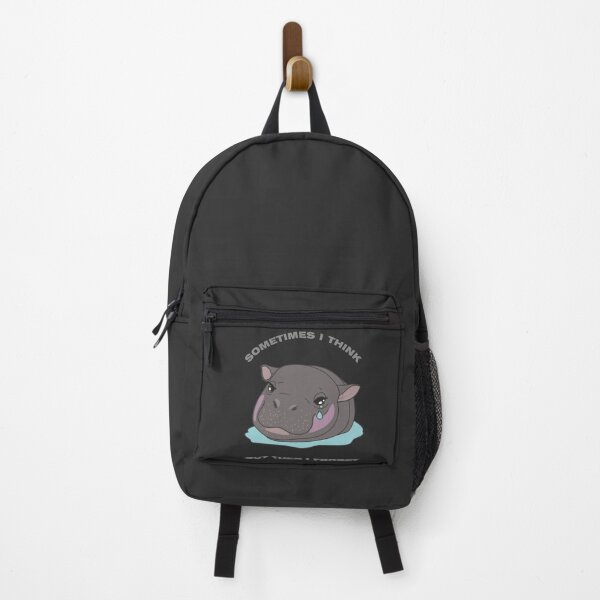 Item preview, Sad Baby Hippo - Sometimes I Think designed and sold by SKETCHYANDGRAPHIC.