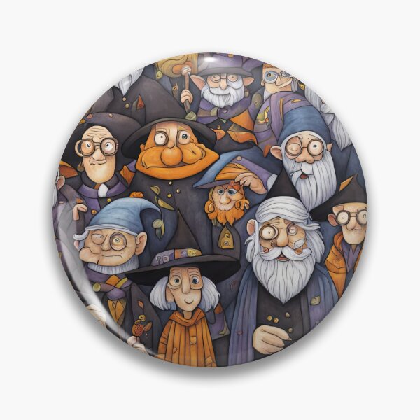 Item preview, Pensioners dressed as Wizards for Halloween designed and sold by Colin Bentham.