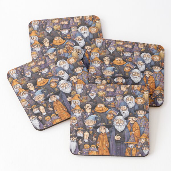 Item preview, Pensioners dressed as Wizards for Halloween designed and sold by Colin Bentham.