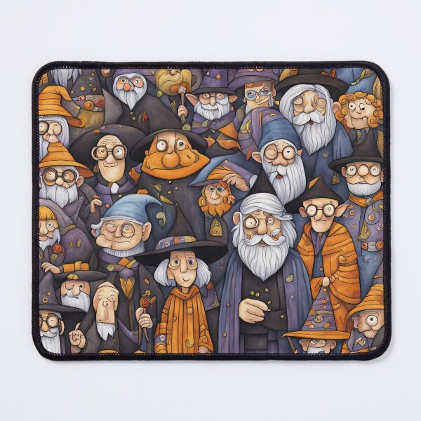 Item preview, Pensioners dressed as Wizards for Halloween designed and sold by Colin Bentham.