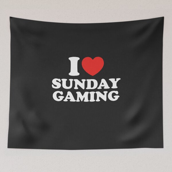Item preview, I Love Sunday Gaming designed and sold by shitpostee.