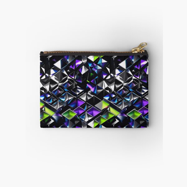 Item preview, Retrofuturistic 3D Geometric Grid Pattern designed and sold by SketchNStyle.