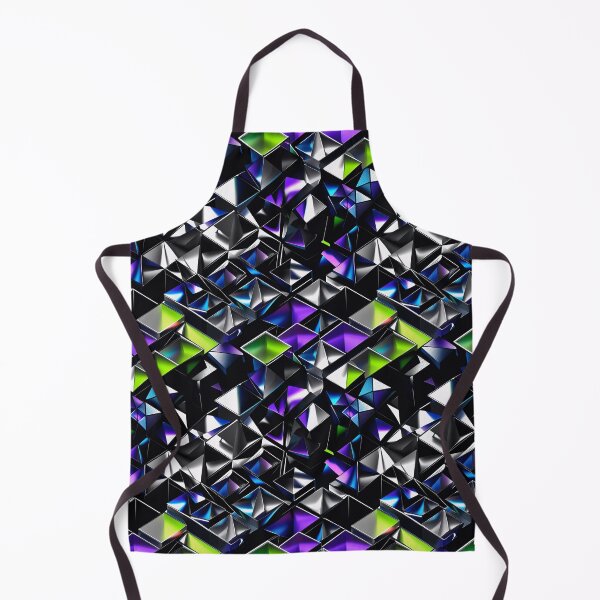 Item preview, Retrofuturistic 3D Geometric Grid Pattern designed and sold by SketchNStyle.