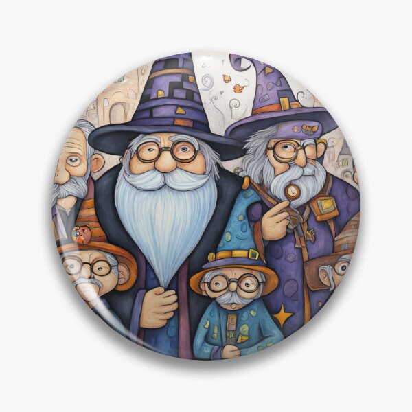 Item preview, Pensioners dressed as Wizards for Halloween designed and sold by Colin Bentham.