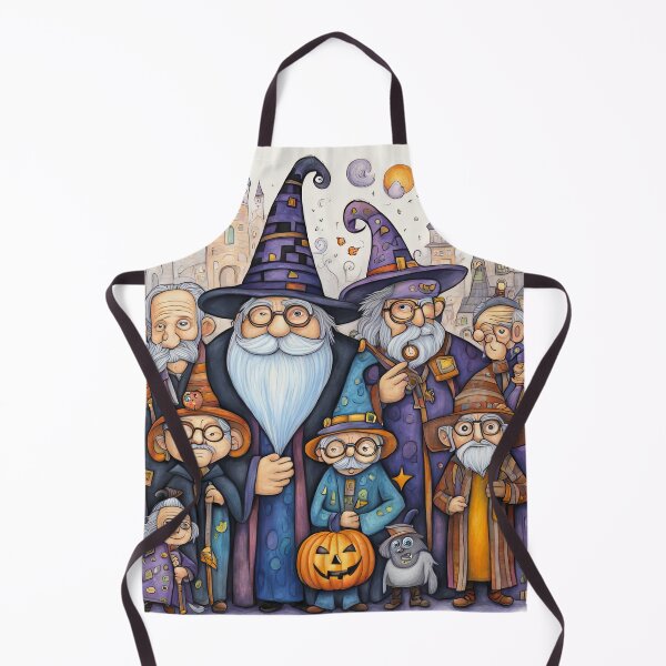 Item preview, Pensioners dressed as Wizards for Halloween designed and sold by Colin Bentham.
