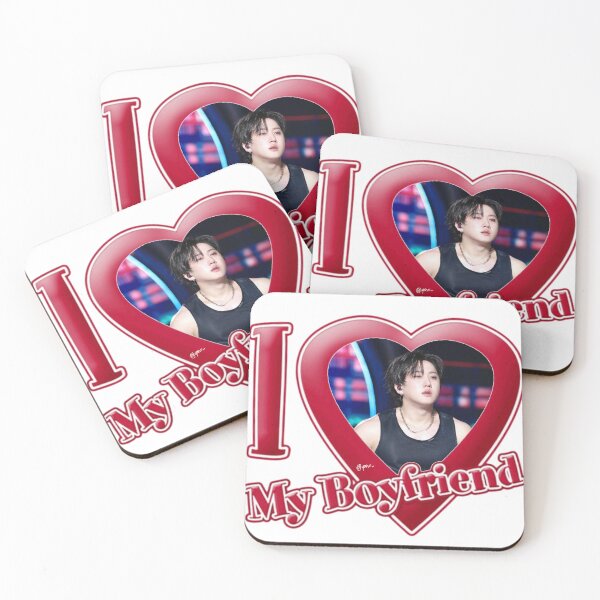 Item preview, I ❤️ My Boyfriend (Stray Kids Changbin) Print Design designed and sold by j1nirette.